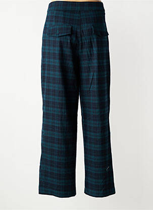 Pantalon large fermeture zippée sous rabat boutonné taille normale vert MOLLY BRACKEN femme
