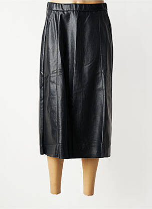 Jupe mi-longue coupe droite noir CREAM femme