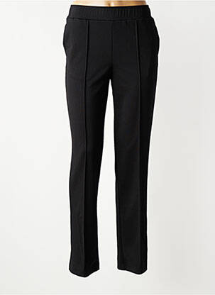 Pantalon droit stretch taille normale noir CREAM femme