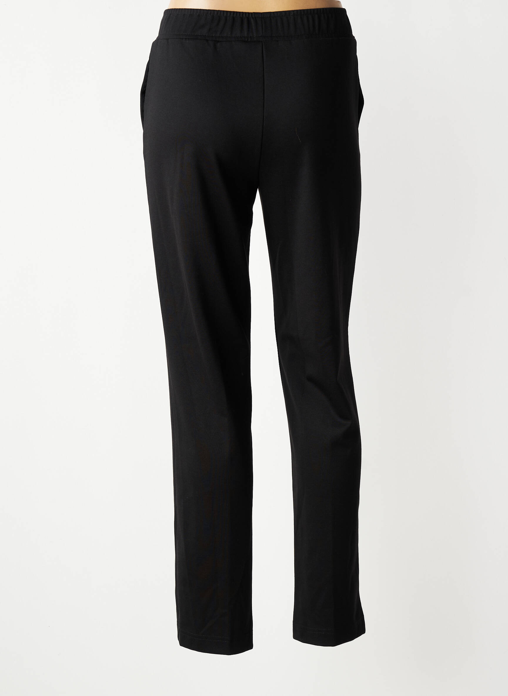 Pantalon droit stretch taille normale noir CREAM femme