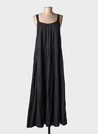 Robe longue sans manche sans manche noir CREAM femme