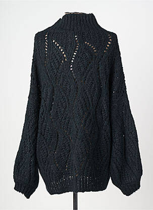 Pull coupe droite manches longues noir BANDITAS FROM MARSEILLE femme