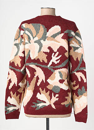 Pull stretch manches longues rouge MOLLY BRACKEN femme