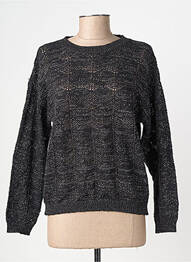 Pull coupe droite manches longues noir MOLLY BRACKEN femme