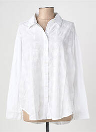 Chemisier imprimé fantaisie manches longues blanc MOLLY BRACKEN femme