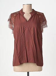Top manches courtes manches courtes violet CREAM femme
