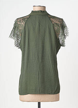 Top manches courtes manches courtes vert CREAM femme