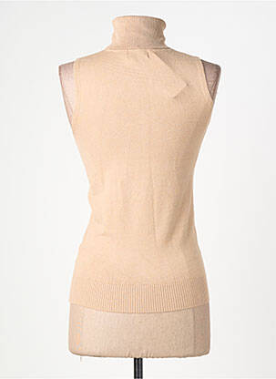 Débardeur coupe cintrée sans manche beige MOLLY BRACKEN femme