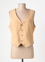 Gilet sans manche doublure beige CREAM femme