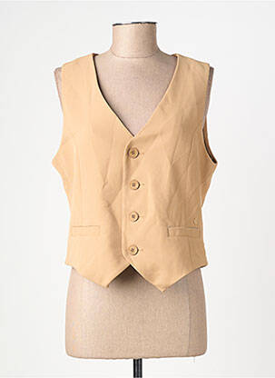 Gilet sans manche doublure beige CREAM femme