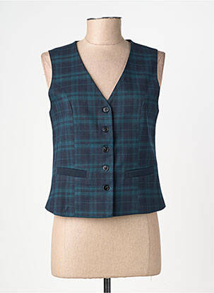 Gilet sans manche poches bleu MOLLY BRACKEN femme