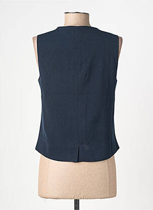 Gilet sans manche poches bleu MOLLY BRACKEN femme