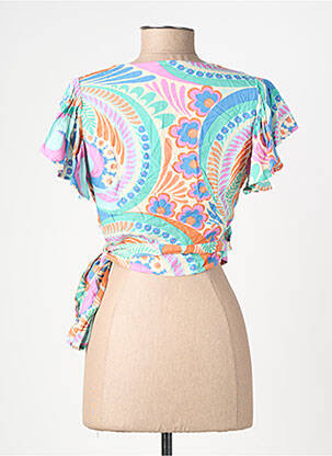 Chemisier manches courtes manches courtes vert MOLLY BRACKEN femme