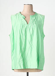 Top sans manche sans manche vert CREAM femme
