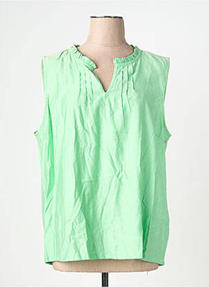 Top sans manche sans manche vert CREAM femme