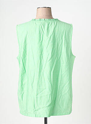 Top sans manche sans manche vert CREAM femme