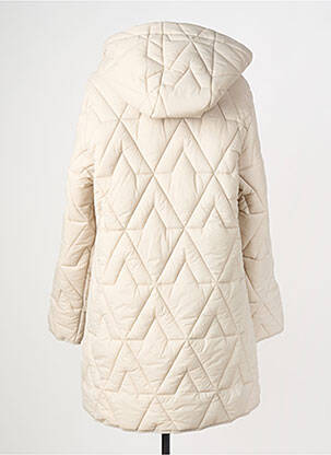 Doudoune manches longues a capuche beige CREAM femme