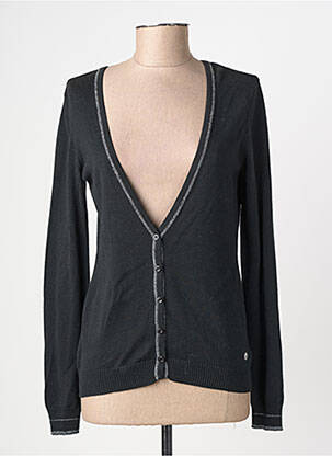 Gilet manches longues stretch noir LOLA ESPELETA femme