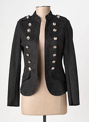Veste chic col rond noir MOLLY BRACKEN femme