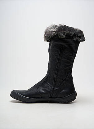 Bottes matière lisse talon plat jusqu'à 3cm noir BELLAMY femme