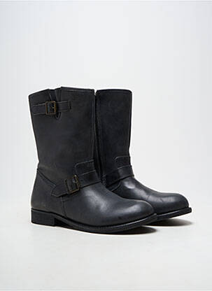 Bottines/boots matière lisse talon plat jusqu'à 3cm noir BELLAMY femme
