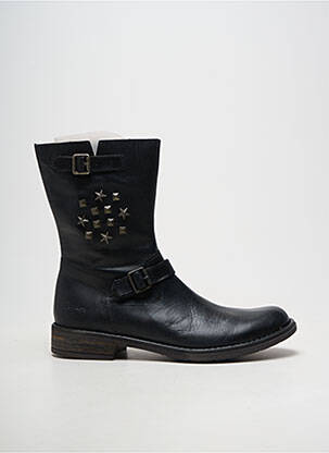 Bottines/boots matière lisse talon de 4 à 6cm noir RAMDAM femme