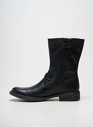 Bottines/boots matière lisse talon de 4 à 6cm noir RAMDAM femme