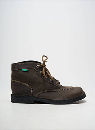 Bottines/boots talon bas talon plat jusqu'à 3cm marron KICKERS femme