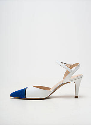 Escarpins fermeture boucle(s) talon de 7 à 9cm blanc BRENDA ZARO femme