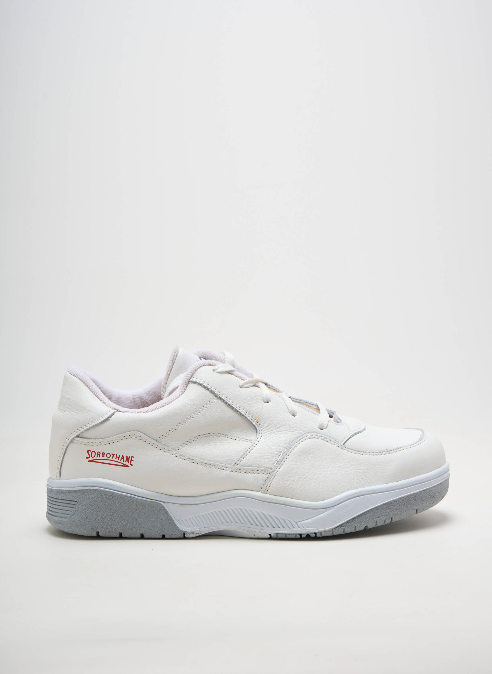 Baskets matière lisse blanc NOËL homme