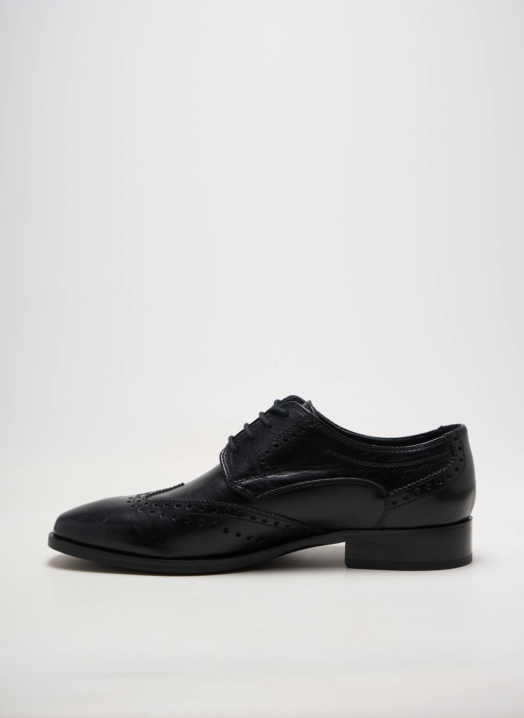 Derbies matière lisse talon plat jusqu'à 3cm noir SIOUX femme