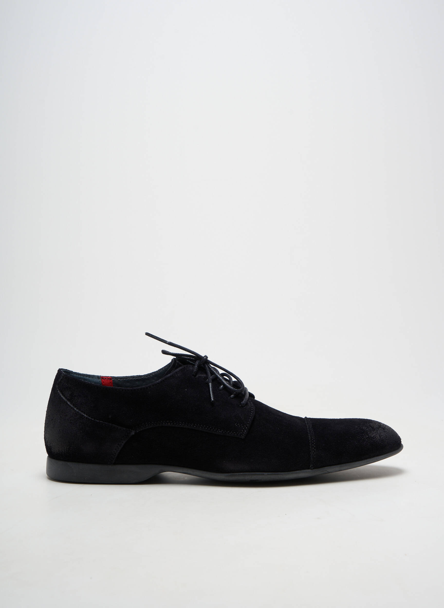 Derbies bout rond talon bas noir PRATIK homme