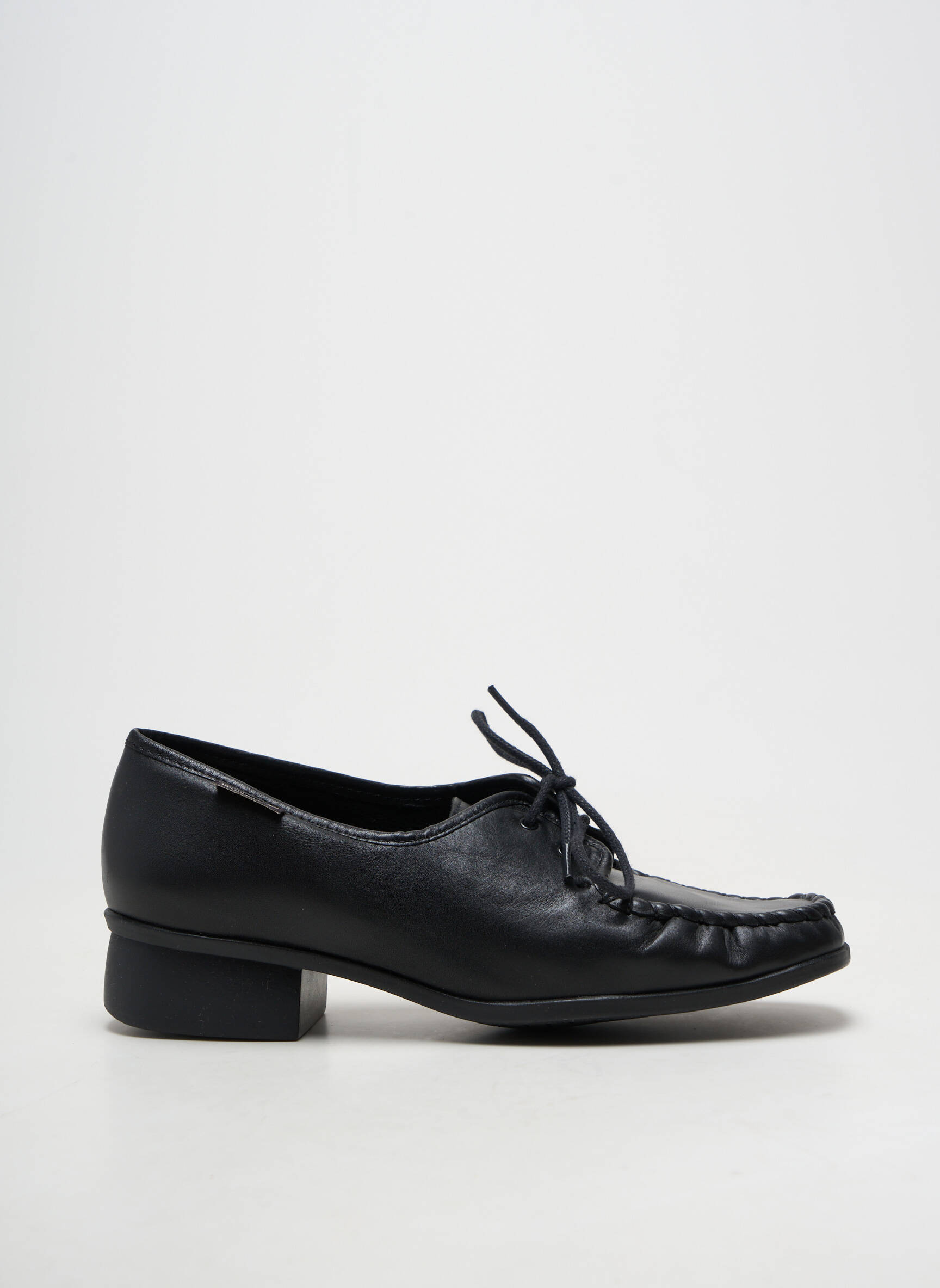 Derbies matière lisse talon plat jusqu'à 3cm noir MARCO femme