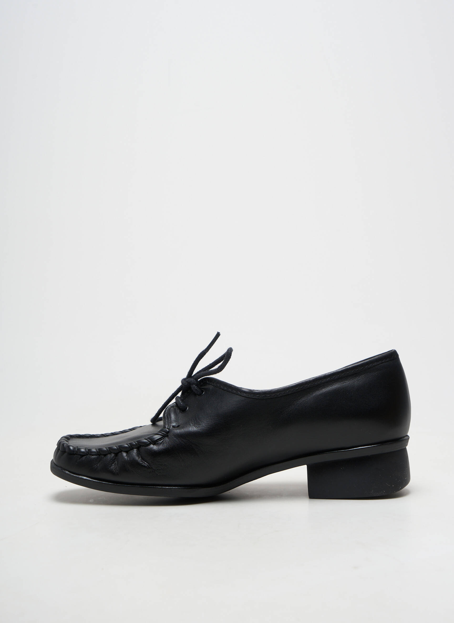 Derbies matière lisse talon plat jusqu'à 3cm noir MARCO femme