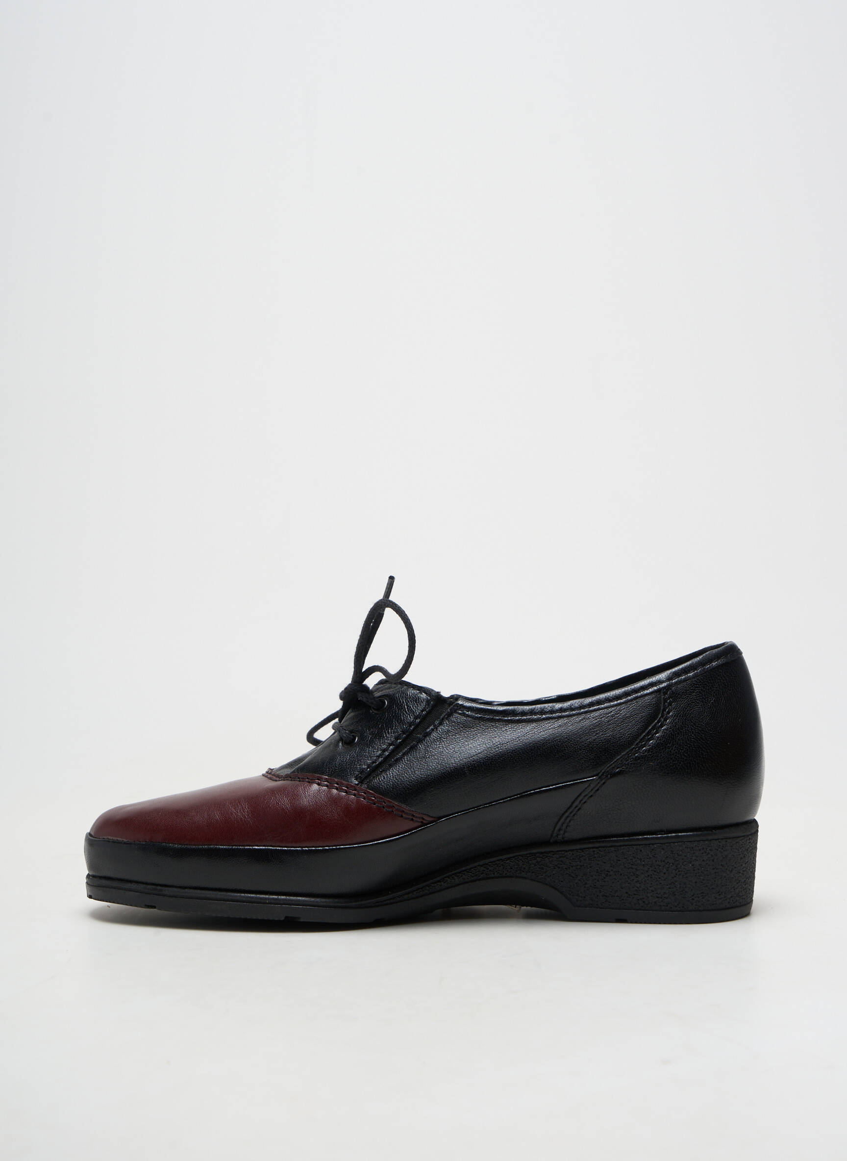 Derbies matière lisse talon plat jusqu'à 3cm noir MARCO femme