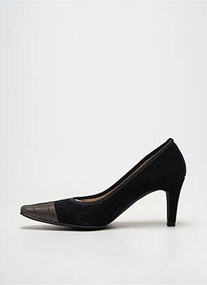 Escarpins bout pointu talon de 7 à 9cm noir BRENDA ZARO femme