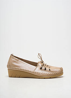 Derbies matière lisse talon plat jusqu'à 3cm beige LUXAT femme