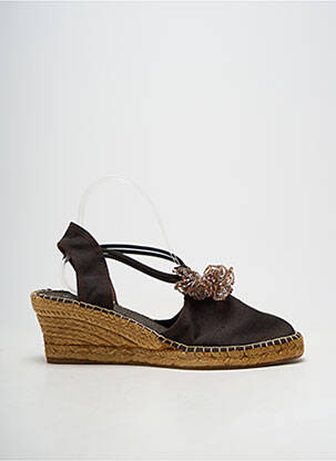 Espadrilles bout rond talon de 7 à 9cm marron TONI PONS femme