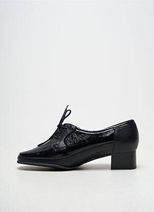 Derbies matière lisse talon de 4 à 6cm noir MARCO femme