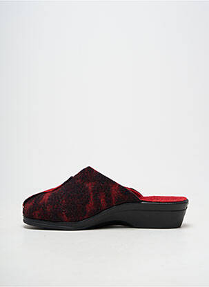 Chaussons/pantoufles voute plantaire talon de 4 à 6cm rouge ROMIKA femme