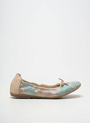 Ballerines matière lisse talon plat jusqu'à 3cm beige RAMDAM femme