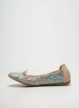 Ballerines matière lisse talon plat jusqu'à 3cm beige RAMDAM femme