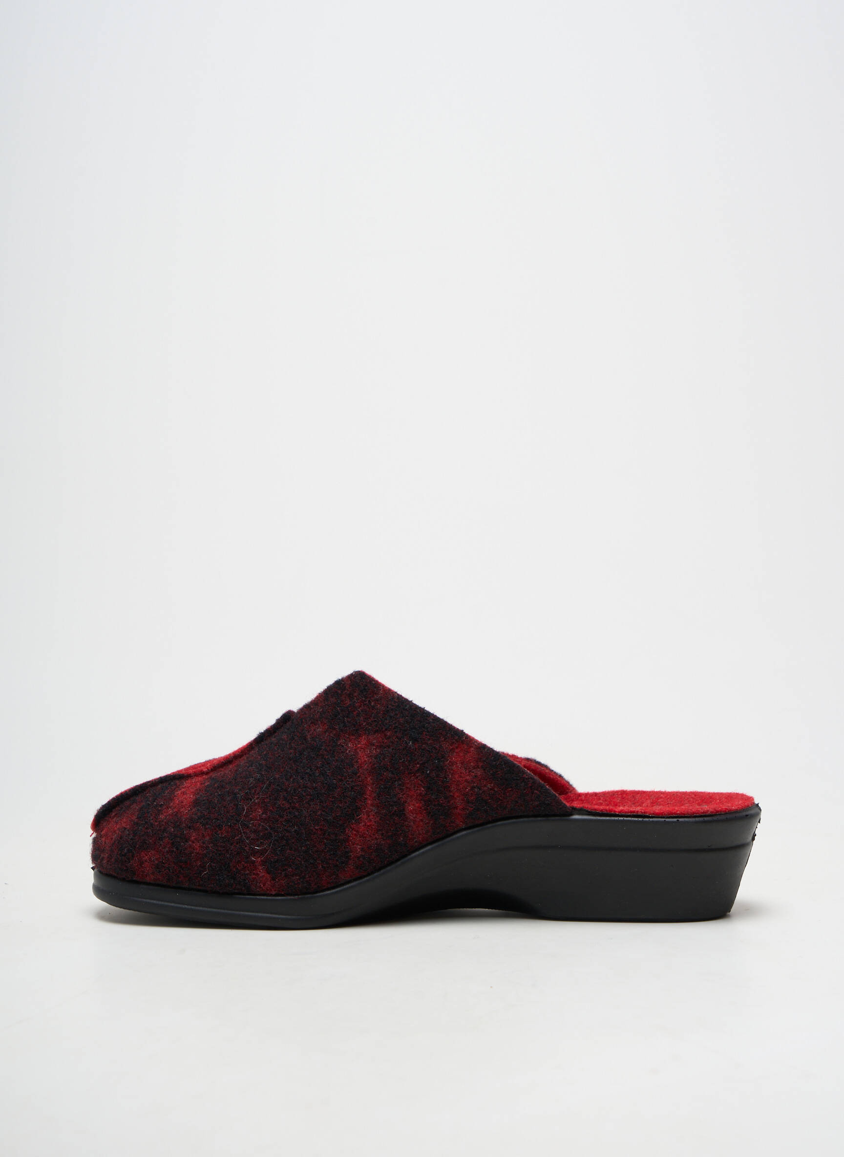 Chaussons/pantoufles voute plantaire talon de 4 à 6cm rouge ROMIKA femme