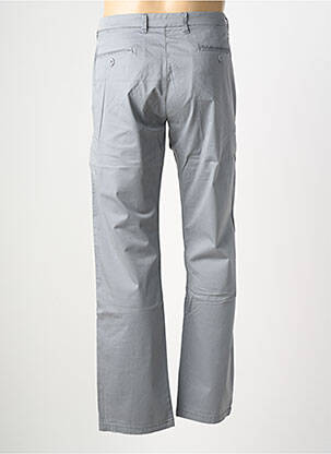 Pantalon chino tissage popeline taille normale gris EUROPANN homme