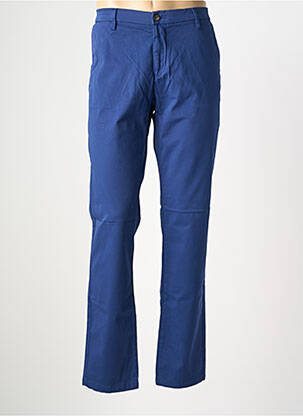 Pantalon chino poches taille normale bleu EUROPANN homme