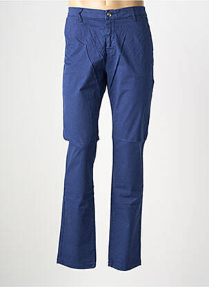 Pantalon chino stretch taille normale bleu EUROPANN homme