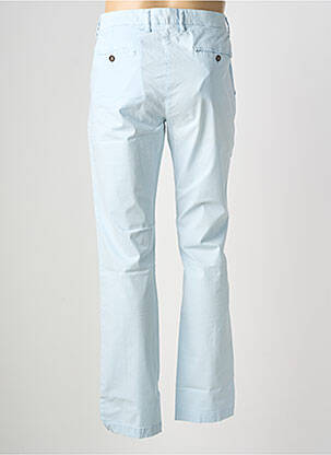 Pantalon chino tissage popeline taille normale bleu EUROPANN homme