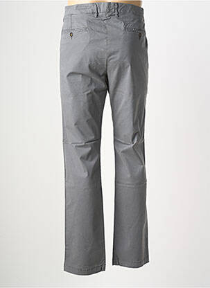 Pantalon chino tissage popeline taille normale gris EUROPANN homme