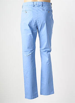 Pantalon chino tissage popeline taille normale bleu EUROPANN homme