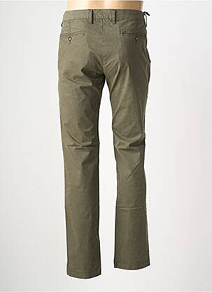 Pantalon chino stretch taille normale vert EUROPANN homme